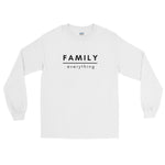 Family Over Everything White Long Sleeve T-Shirt